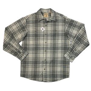 RedHead Shirt Men M Medium Plaid Cotton Ozark Mountain Flannel Long Sleeve New